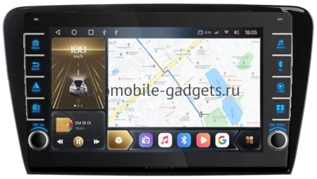 Carmedia OL-1916-Q (крутилки) Штатная магнитола для Skoda Octavia A7 2013-2020 на Android 12 c 6GB, DSP, 4G Carmedia OL-1916-Q (крутилки) Штатная магнитола для Skoda Octavia A7 2013-2020 на Android 12 c 6GB, DSP, 4G