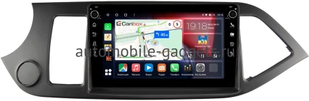 Kia Picanto 2 2011-2015 Canbox M-Line 7801-9144 на Android 10 (4G-SIM, 2/32, DSP, IPS) С крутилками