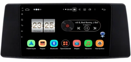 Штатная магнитола Toyota Sienna 4 2020-2024 (глянцевая) OEM PX610-0499 на Android 10 (4/64, DSP, IPS)