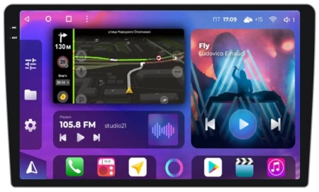 FarCar S500 Super HD (XXL1207M) штатная магнитола для Lada Granta (2011-2018), Kalina (2013+) на Android 14 c 8GB, DSP, 4G