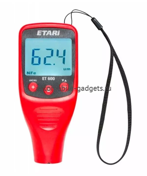 Толщиномер лакокрасочных покрытий ETARI ЕТ 600 с функцией памяти, по черным и цветным металлам с самокалибровкой