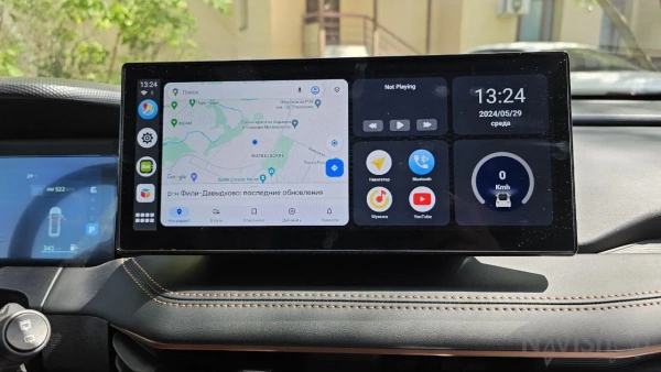 Навигационный блок для Geely Okavango на штатную магнитолу — NaviPilot CarPlay BOX 12 ULTRA для Geely Okavango