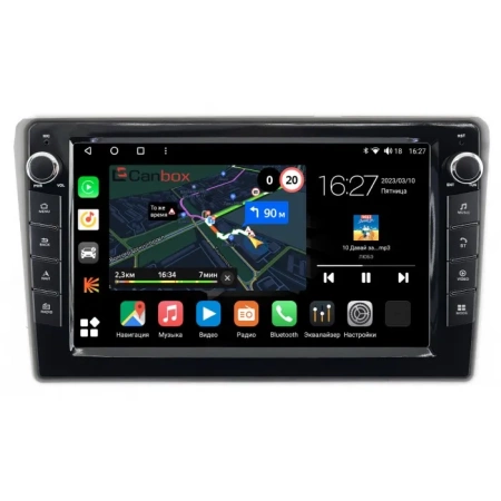 Штатная магнитола Canbox M-Line 7821-9371 для Toyota Avensis 2 2003-2009 серая на Android 10 (4G-SIM, 2/32, DSP, IPS) С крутилками
