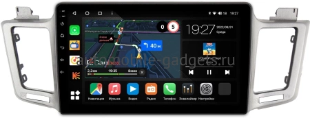 Штатная магнитола Toyota RAV4 4 (XA40) 2012-2019 Canbox M-Line 4543-1002 (для авто с одной камерой) на Android 10 (4G-SIM, 2/32, DSP, QLed)