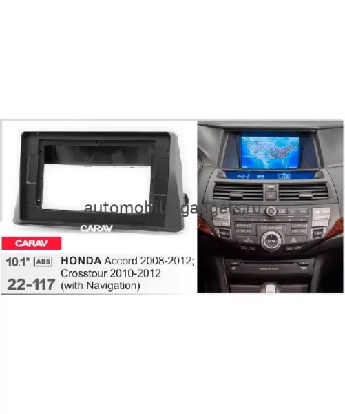 Carav 22-117 переходная рамка для установки автомагнитолы 10" в HONDA Crosstour 2010-2012  Accord 2008-2012