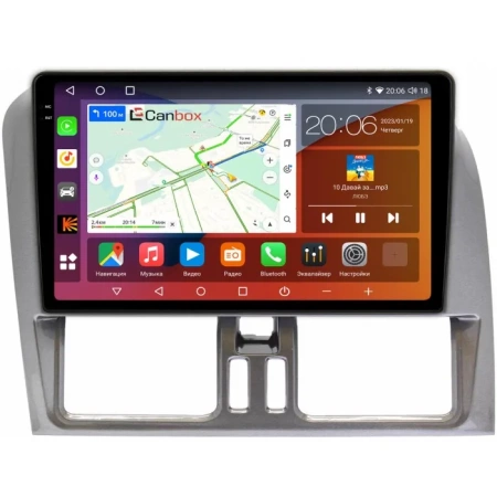 Volvo XC60 2008-2017 (матовая, темно-серая) Canbox H-Line 2K 4182-9-788 на Android 10 (4G-SIM, 4/64, DSP, QLed)