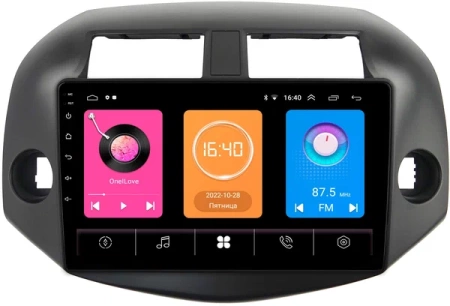 Штатная магнитола Toyota RAV4 3 (XA30) 2005-2016 OEM RK10-1001 на Android 10 (CarPlay, AHD, 1/32)