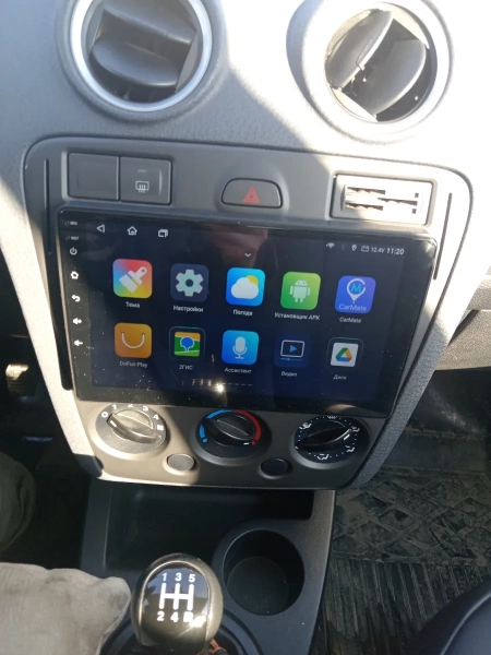 Штатная магнитола Ford Kuga, Fiesta, Fusion, Focus, Mondeo (черная) Canbox PRO-Line 7876-9159 на Android 13 (4G-SIM, 12/256, DSP, QLed)