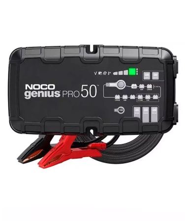 NOCO Genius PRO50 ультрабезопасное интеллектуальное зарядное устройство (6В, 12В и 24В) с силой тока 50 ампер