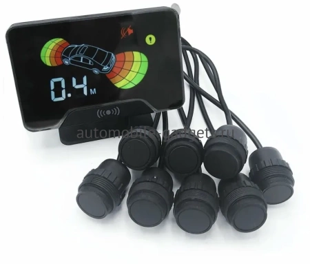AAALine LCD-18 Inside Парктроник с датчиками внутренней установки (8шт)