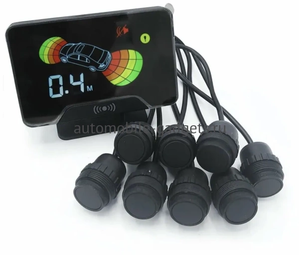 AAALine LCD-18 Inside Парктроник с датчиками внутренней установки (8шт)