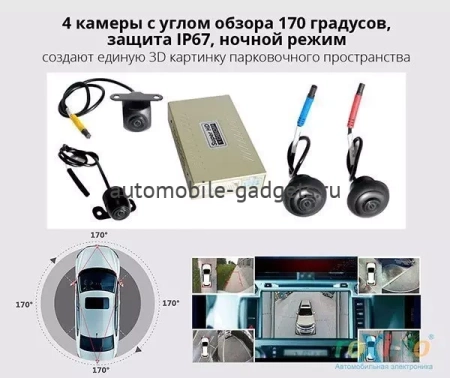 Система кругового обзора 360 3D roXimo RBV-003