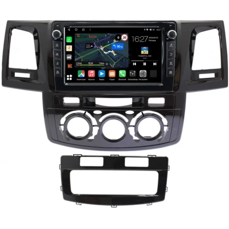 Штатная магнитола Toyota Fortuner, Hilux 7 2004-2015 (с кондиционером или климат-контролем) Canbox M-Line 7821-9414 на Android 10 (4G-SIM, 2/32, DSP, IPS) С крутилками
