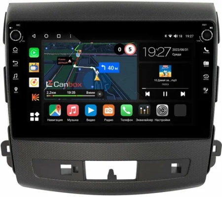 Штатная магнитола Canbox M-Line 7801-9-004-1 для Mitsubishi Outlander XL 2005-2013 без Rockford на Android 10 (4G-SIM, 2/32, DSP, IPS) С крутилками