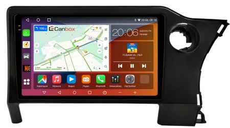 Штатная магнитола Toyota Noah 4 (R90) 2022-2024 Canbox H-Line 2K 4181-10-566 на Android 10 (4G-SIM, 4/32, DSP, QLed)