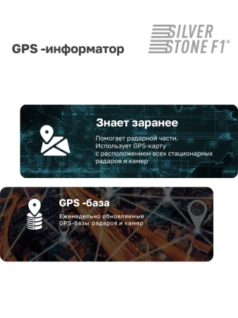 Сигнатурный радар-детектор премиум класса SilverStone F1 Sochi PRO Wi-Fi