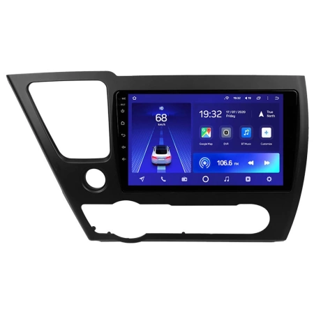 Штатное головное устройство Teyes CC2L PLUS 2/32 9 дюймов RM-9-0131 для Honda Civic 9 4D 2013-2017 (глянцевая, левый руль, седан) на Android 8.1 (DSP, IPS, AHD)