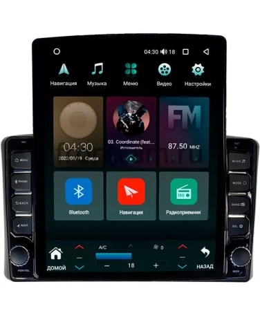 Carmedia OL-9424-2D-HL ("Тесла-стиль") магнитола для Toyota LC 100 (1998-2002) на Android 10 с 4Гб и DSP
