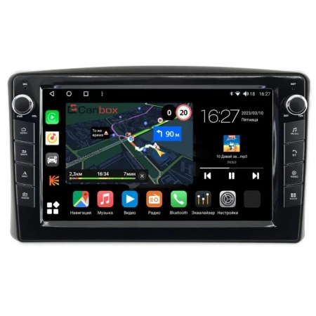 Штатная магнитола Canbox M-Line 7821-9175 для Toyota Land Cruiser 100 1998-2002 (для авто без монитора) на Android 10 (4G-SIM, 2/32, DSP, IPS) С крутилками