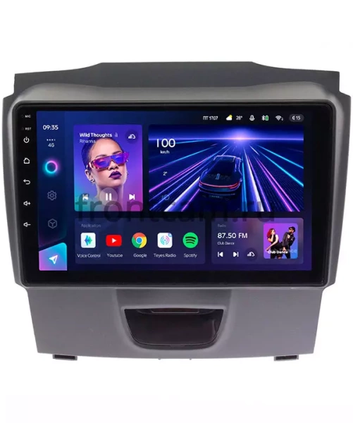 Штатное головное устройство Chevrolet TrailBlazer 2012-2016 (тип 1) Teyes CC3 4/32 9 дюймов RM-9054 на Android 10 (4G-SIM, DSP, QLed)