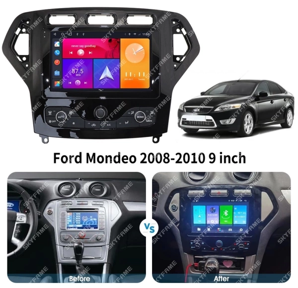 Carmedia SF-9281-1-PH-9009-12256-TS20 Штатная магнитола для Ford Mondeo 4 2006-2010 на Android 13 с 12GB, DSP, 4G