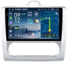 Штатное головное устройство Teyes CC4 Pro 2K 12/256 9.5 дюймов RM-9060 для Ford Focus 2 2005-2011 с климатом на Android 13 (4G-SIM, DSP, QLed, AI)