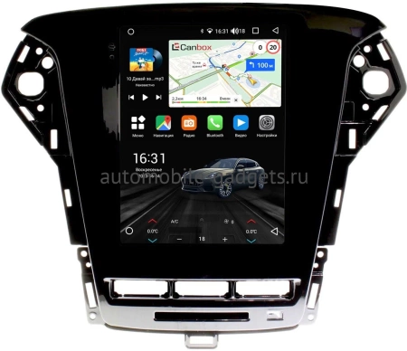 Штатное головное устройство Ford Mondeo 4 2010-2014 Canbox M-Line (Tesla style) 9.7 дюймов 2/32 5620-FR139A на Android 10 (4G-SIM, DSP, QLed)