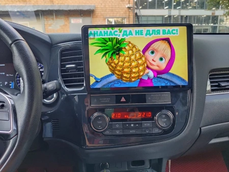 Штатная магнитола Mitsubishi Outlander 3 2012-2024 Canbox M-Line 2K 4178-10-493 на Android 10 (4G-SIM, 4/64, DSP, QLed)