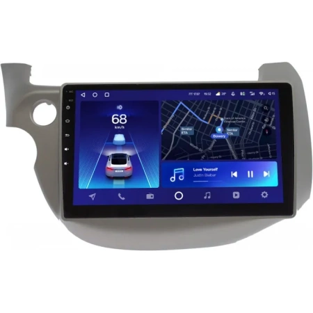 Штатное головное устройство Honda Jazz 2 2008-2014 (левый руль) Teyes CC2L PLUS 1/16 10 дюймов RM-1067 на Android 8.1 (DSP, IPS, AHD)