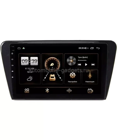 Штатная магнитола Canbox L-Line 4295-1048 для Skoda Octavia A7 2013-2020 (глянцевая) на Android 10 (4G-SIM, 6/128, TS18, DSP, QLed)