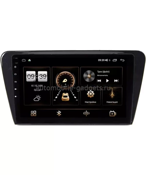 Штатная магнитола Canbox L-Line 4295-1048 для Skoda Octavia A7 2013-2020 (глянцевая) на Android 10 (4G-SIM, 6/128, TS18, DSP, QLed)