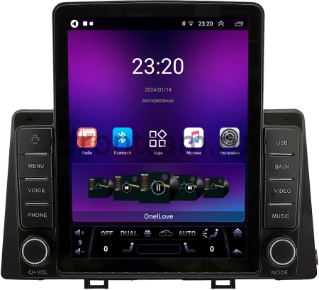 Штатная магнитола OEM GT095-9-067 для Kia Picanto 3, Morning 3 2017-2023 на Android 10 (2/16, DSP, Tesla)
