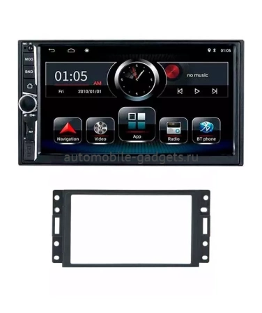 SWAT AHR-7040-3304A Установочный комплект для Hummer H3 2005-2010 на Android 8.1 c 2 GB оперативной памяти и встроенным DSP процессором