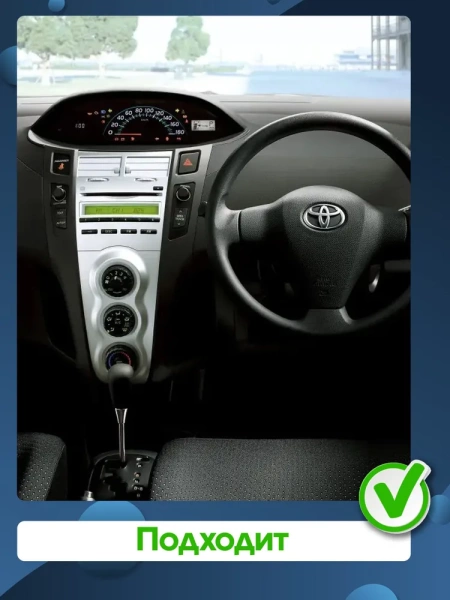 Магнитола в штатное место 2 din Toyota Vitz 2 (XP90), Yaris 2 2005-2012 Canbox EVO 5822-RP-3564-474 на Android 14 (4G-SIM, 8/256, DSP, QLed, AI, 360)