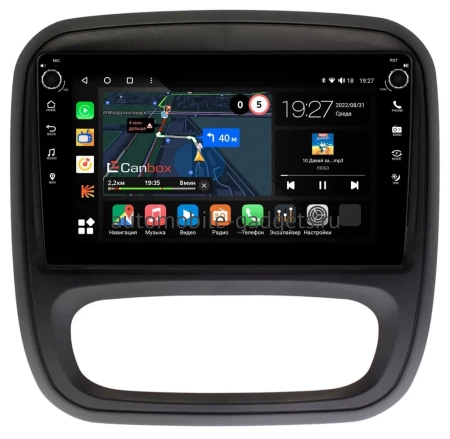 Opel Vivaro B 2014-2018 Canbox M-Line 7801-9-RE053N на Android 10 (4G-SIM, 2/32, DSP, IPS) С крутилками