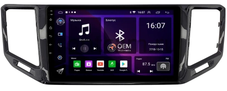 Штатная магнитола Volkswagen Teramont 2017-2022 (глянцевая) Canbox RS10-054 1.5/32 на Android 10 (IPS, DSP, CarPlay)