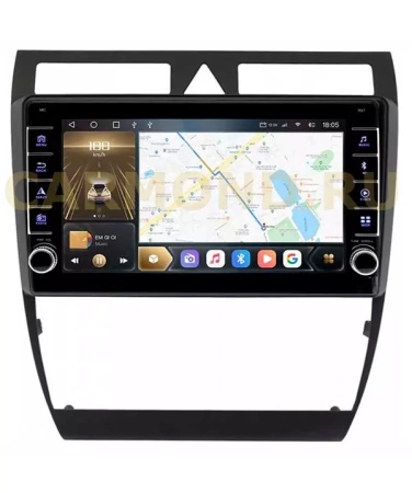 Carmedia OL-9969-P (крутилки) штатная магнитола для Audi A6 II (C5) 1998-2004 на Android 10 с 4GB, DSP, 4G