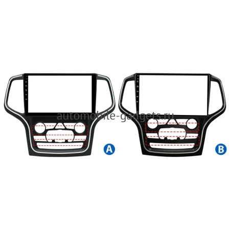 Carmedia EW-9176-2-OL-9009-Q-TS105 штатная магнитола для Jeep Grand Cherokee WK2 2013-2021 на Android 14 c 6GB, DSP, 4G