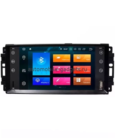 CarMedia KD-7228-P5-32 Штатная магнитола для Jeep, Dodge, Chrysler на Android 10 с 4GB, DSP