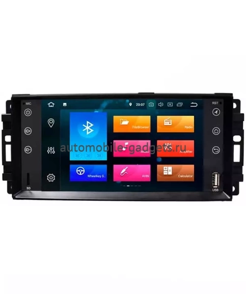 CarMedia KD-7228-P5-32 Штатная магнитола для Jeep, Dodge, Chrysler на Android 10 с 4GB, DSP