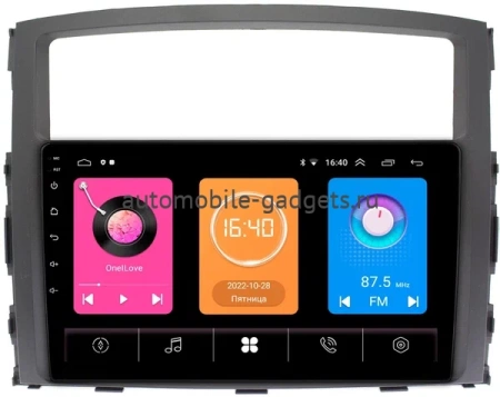Mitsubishi Pajero 4 2006-2024 (для авто без Rockford) OEM RK9-9069 на Android 10 (CarPlay, AHD, 1/32)