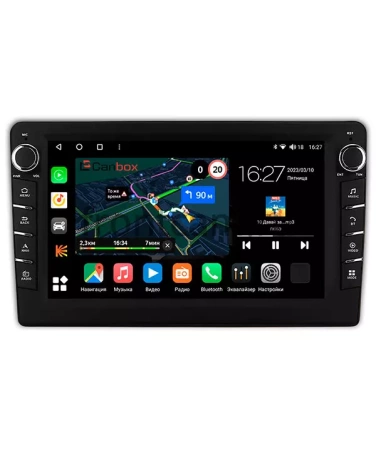 Peugeot 207, 307, Expert 2 (черная) Canbox M-Line 7831-9-091 на Android 10 (4G-SIM, 2/32, DSP, IPS) С крутилками