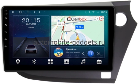 Штатная магнитола Canbox M-Line 4544-9-304 для Honda Insight 2 2009-2014 (правый руль) на Android 10 (4G-SIM, 2/32, DSP, QLed)