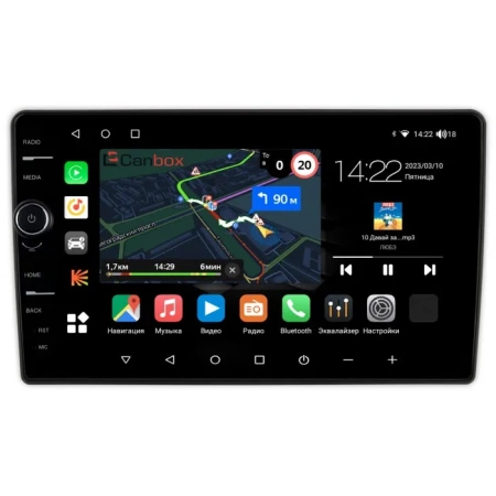 Штатная магнитола Toyota Mark 2 (X100), Chaser (X100), Cresta (X100) 1996-2001 Canbox M-Line 7841-9455 на Android 10 (4G-SIM, 4/64, DSP, QLed)