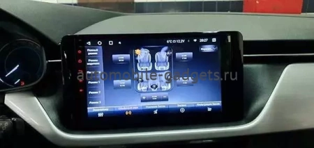 NaviPilot DROID10 ULTRA MAX 360 штатная магнитола для Skoda Rapid, Volkswagen Polo 2020+ на Android 10 с 8Gb, DSP, 4G