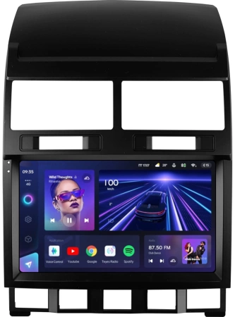 Штатное головное устройство Teyes X1 4G 4/64 9 дюймов RM-9195 для Volkswagen Touareg 2002-2010 на Android 10 (4G-SIM, DSP)