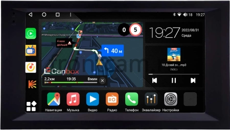 Штатная магнитола Canbox M-Line 2K 4177-9-2574 для Mercedes-Benz Actros 2011-2023 на Android 10 (4G-SIM, 2/32, DSP, QLed)