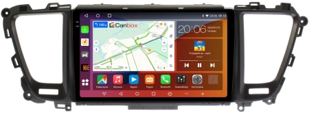 Kia Carnival 3 2014-2021 Canbox H-Line 2K 4180-9-520 на Android 10 (4G-SIM, 4/32, DSP, QLed)