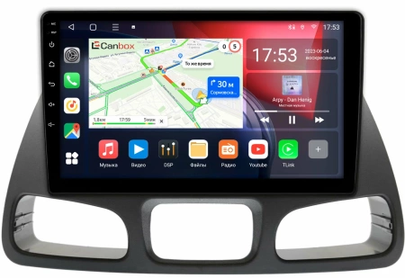 Штатная магнитола Toyota Town Ace Noah 1998-2001 Canbox L-Line 4170-10-0555 на Android 10 (4G-SIM, 2/32, TS18, DSP, QLed)