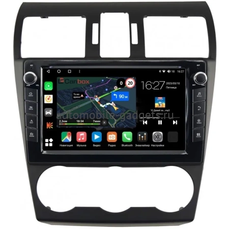 Штатная магнитола Subaru Forester 4 2012-2015, Impreza 4, XV 2011-2016, WRX 2014-2017 Canbox M-Line 7821-9-1518 на Android 10 (4G-SIM, 2/32, DSP, IPS) С крутилками